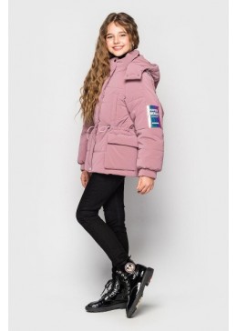 Cvetkov темно-розовая зимняя куртка для девочки Айша